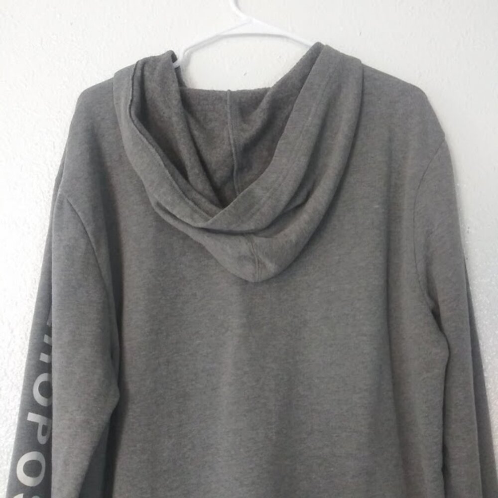 Aeropostale  Men's size L gray and white hoodie sweatshirt - Picture 5 of 14